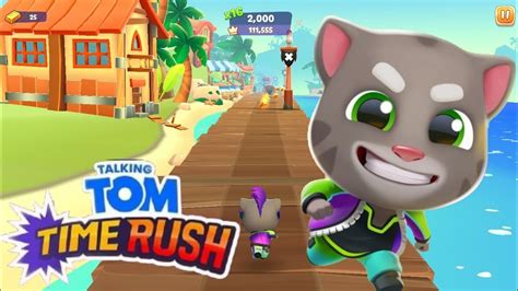 Talking Tom Time Rush Android Gameplay Cyber Tom YouTube