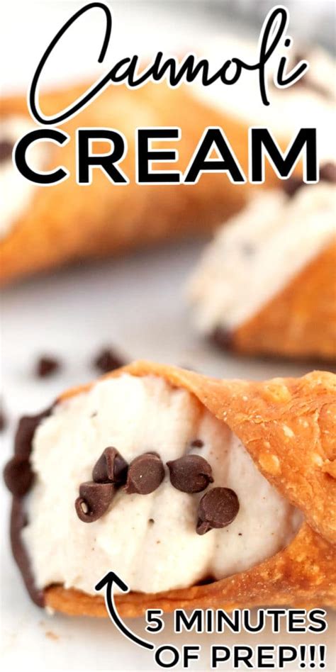 How to make Cannoli Cream • Food Folks and Fun