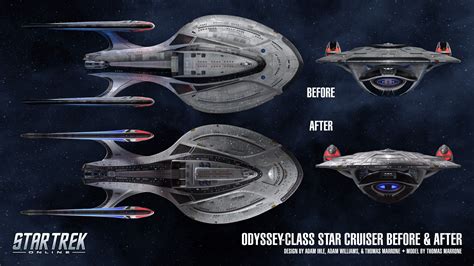 The Redesigned Odyssey Class U S S Enterprise F For Star Trek Online R Startrekstarships