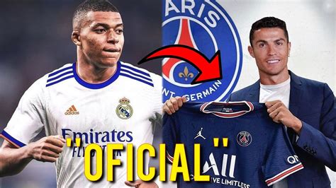 PSG VENDE MBAPPÉ E CONTRATA CR7 YouTube