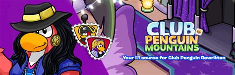 Club Penguin Mountains Fashion Party Header Club Penguin Mountains