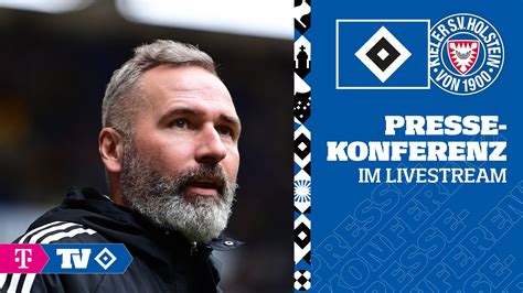 Re Live Pressekonferenz I Spieltag I Hsv Vs Holstein Kiel Hsvtv