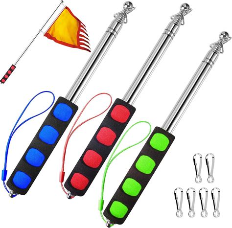 Handheld Telescoping Flag Poles Telescopic Flag Pole Tour Guide Banner