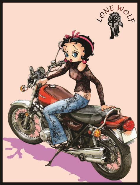 Biker Betty Boop Art