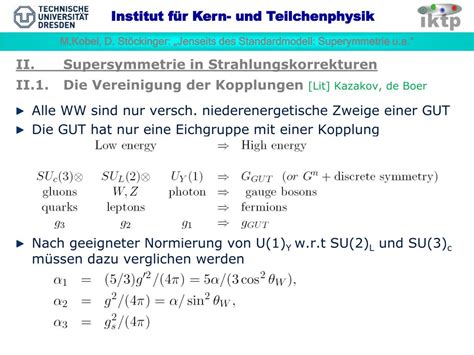 PPT Jenseits Des Standardmodells Supersymmetrie PowerPoint