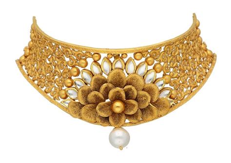 Latest Gold Choker Necklace Designs Dhanalakshmi Jewellers