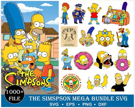 The Simpsons Svg Simpsons Birthday Invitation Svg Layered Svg Bundle