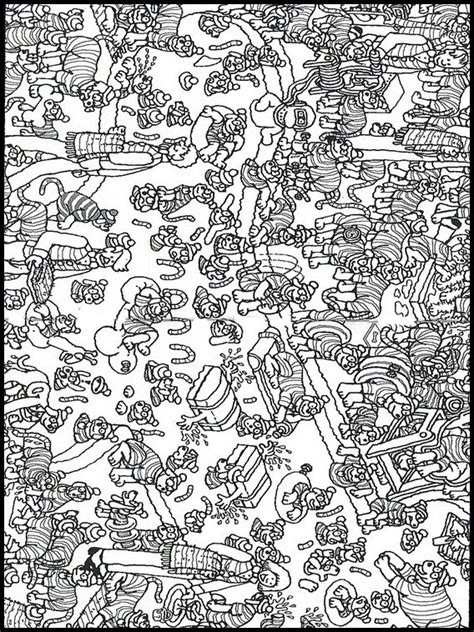 Desenhos para Desenhar Onde Está Wally 4