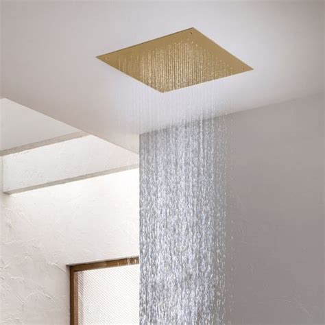 Recessed Ceiling Shower Head D Rain Ic Nico Square Rain