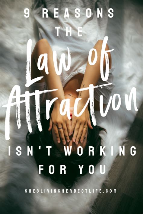 Why The Law Of Attraction Isnt Working Law Of Attraction