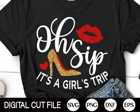 Oh Sip Its A Girls Trip Svg Summer Svg Girls Etsy Singapore