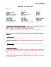 Handout Mobility Immobility Docx NR 224 Fundamentals 1 Immobility