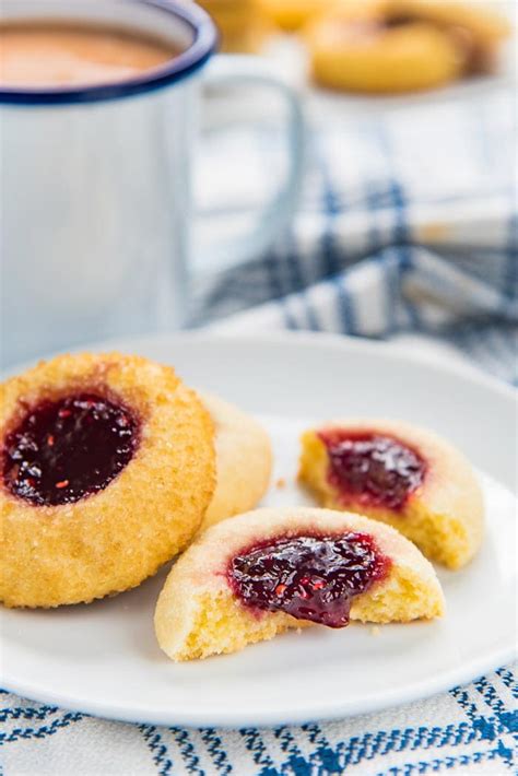 Classic Thumbprint Cookies The Flavor Bender