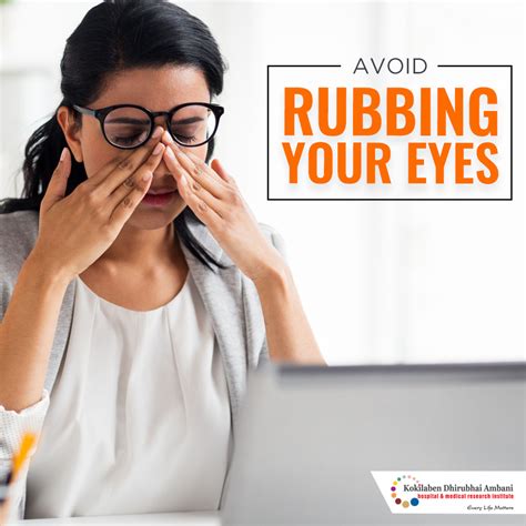 Rub Your Eyes Often Health Tips From Kokilaben Hospital