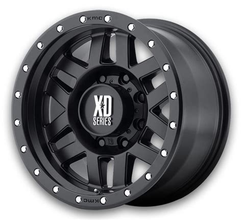 XD Series Wheels XD128 Machete Satin Black With Reinforcing Ring