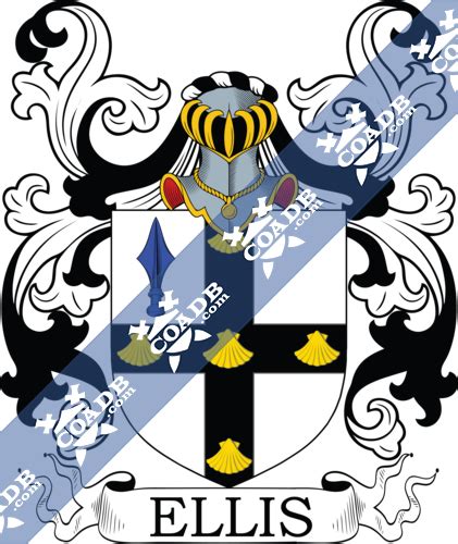 Ellis Family Crest, Coat of Arms and Name History