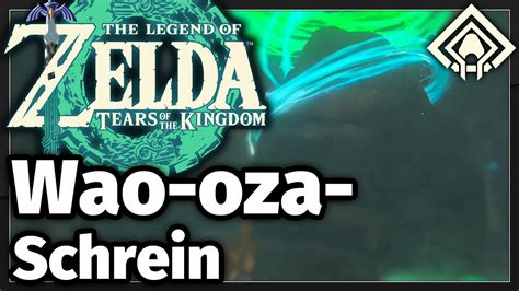 The Legend Of Zelda Tears Of The Kingdom Wao Oza Schrein Weisser