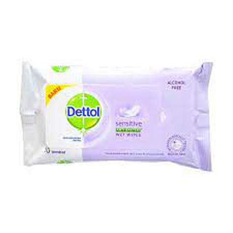 Dettol Wipes Sensitive 10s