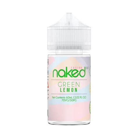 Líquido para Vape Naked 100 Fusion Green Lemon 3mg 60ml Paradise Vape