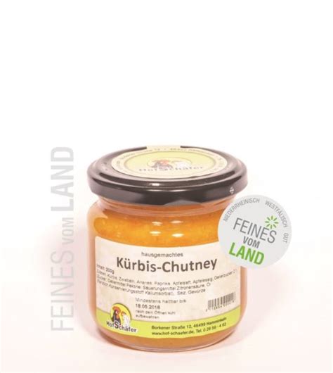 Kürbis Chutney 145g Feines vom Land Online Shop