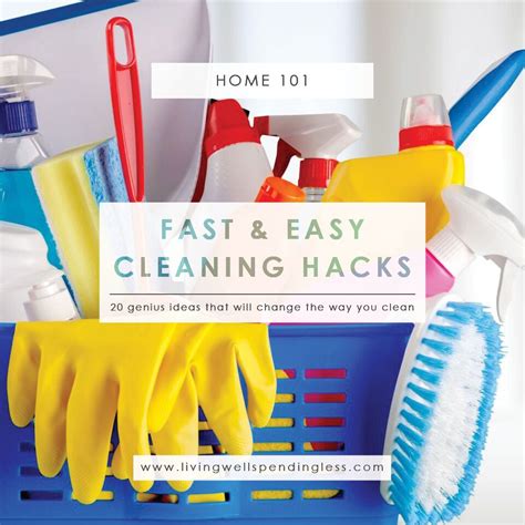 20 Fast And Easy Cleaning Hacks Genius Cleaning Tricks