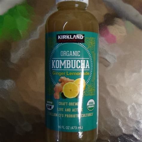 Kirkland Signature Organic Ginger Lemonade Kombucha Review Abillion