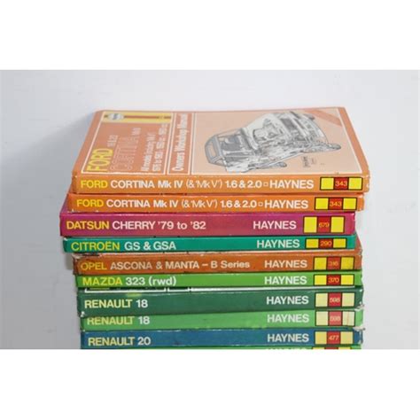 18 X Vintage Haynes Workshop Manual