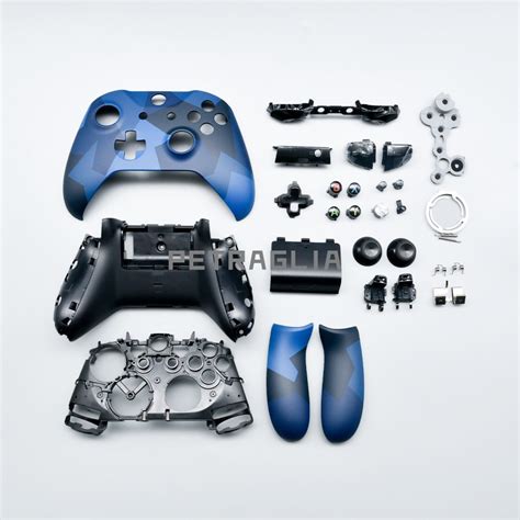 Bleu Coque De Remplacement Pour Manette Xbox One S Noire Et Bleue