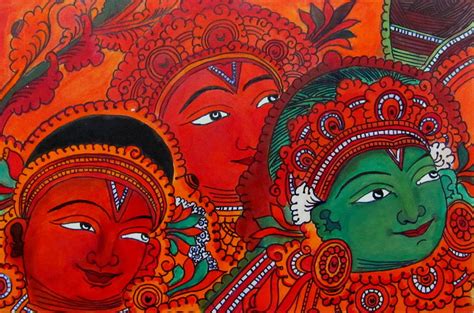 Indian Mural Art Painting by Reshma Roy