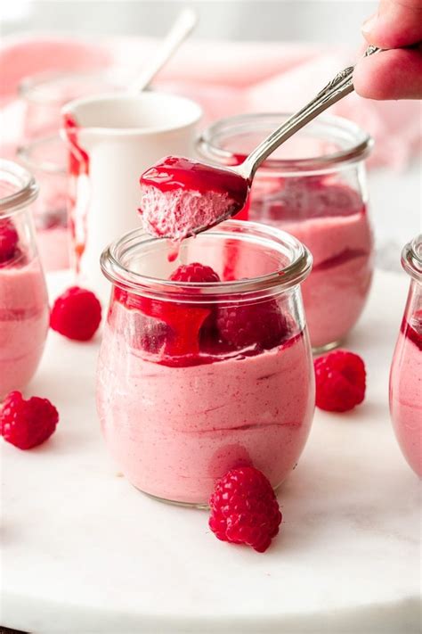 Desserts Raspberry Mousse