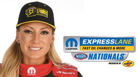 Leah Pritchett At Mopar Express Lane Nhra Nationals