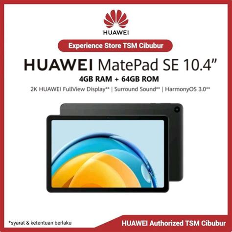 Jual Huawei Matepad Se 10 4 Tablet 4 64gb Di Seller Huawei Store Tsm