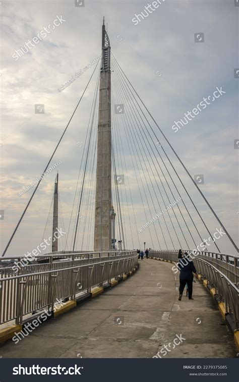 Gentala Arasy Pedestrian Bridge One Landmark Stock Photo 2279375085