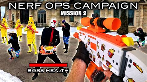 Nerf Ops Fortnite Campaign Mission 2 Nerf First Person Shooter