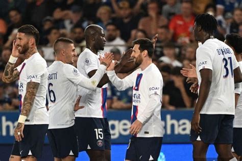 Hasil Strasbourg Vs PSG 1 1 Messi Lewati Rekor Ronaldo PSG Juara Liga