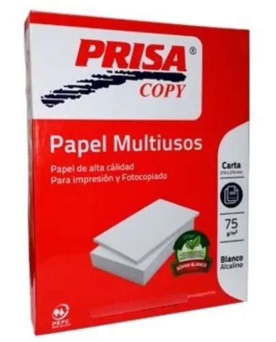 Resma Carta Prisa G M X Hojas