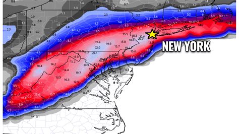 An Intense Cold Forecast For The Northeast United States On Monday