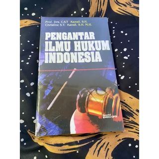 Jual Buku Pengantar Ilmu Hukum Indonesia By C S T Kansil