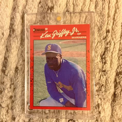 Donruss Ken Griffey Jr Multiple Misprint And Error Card