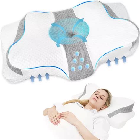 Ulcreigo Almohada Cervical Para Aliviar El Dolor De Cuello Env O Gratis