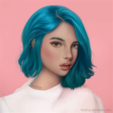 Artstation Blue Hair Girl