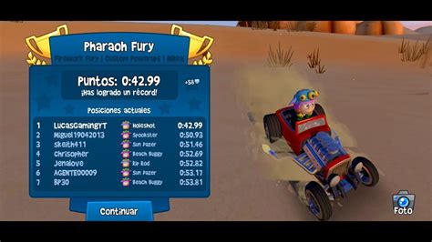 Beach Buggy Racing Torneo Pharaoh Fury Fuegos Artificiales Nuevo