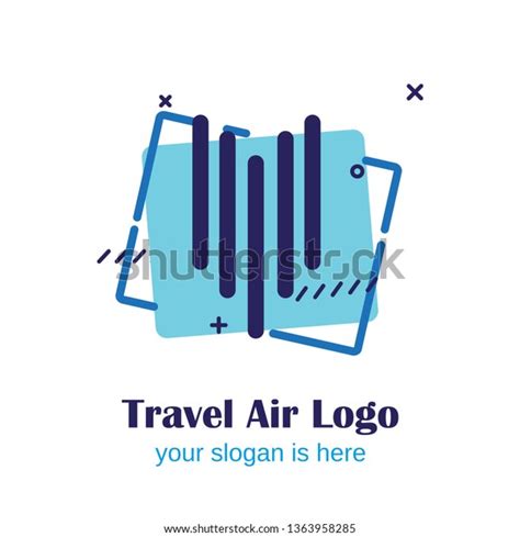 Vector Logo Design Templates Airlines Airplane Stock Vector Royalty