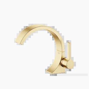 Cyo Brushed Durabrass Kt Gold Washstand Faucets Single Lever Basin