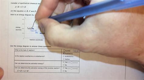 Interpreting A Reaction Energy Diagram Aleks Energy Diagram