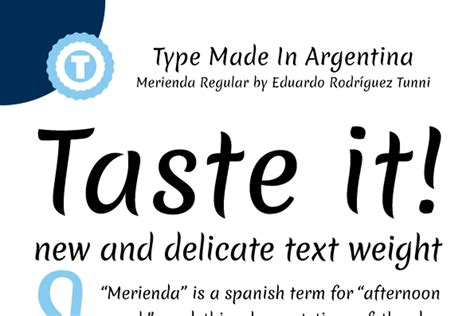 Merienda Font | Eduardo Tunni | FontSpace