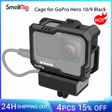 Smallrig Black Full Action Camera Cage For Gopro Hero Cage For Gopro