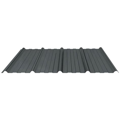 Metal Sales 10 Ft Classic Rib Steel Roof Panel In Galvalume 2313341 The Home Depot