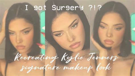 Recreating KYLIE JENNERS SIGNATURE Makeup Look TwtBit