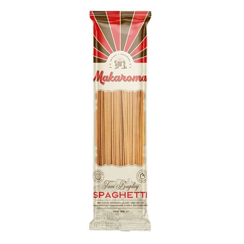 Makaroma Tam Buğday Spaghetti Makarna 350G Migros